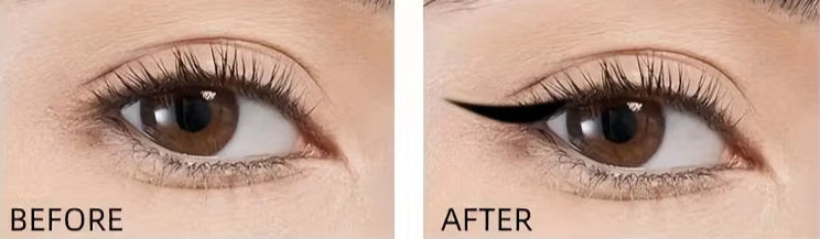 Rotating Eyeliner Stamp Pen, Long-Lasting Waterproof & Sweat-Proof,One-Touch Application,Ideal for Beginners,Perfect for Daily