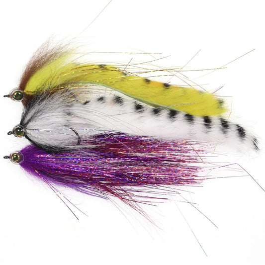 3pcs Big Hare Strip Streamer #2/0 (12.2 cm)