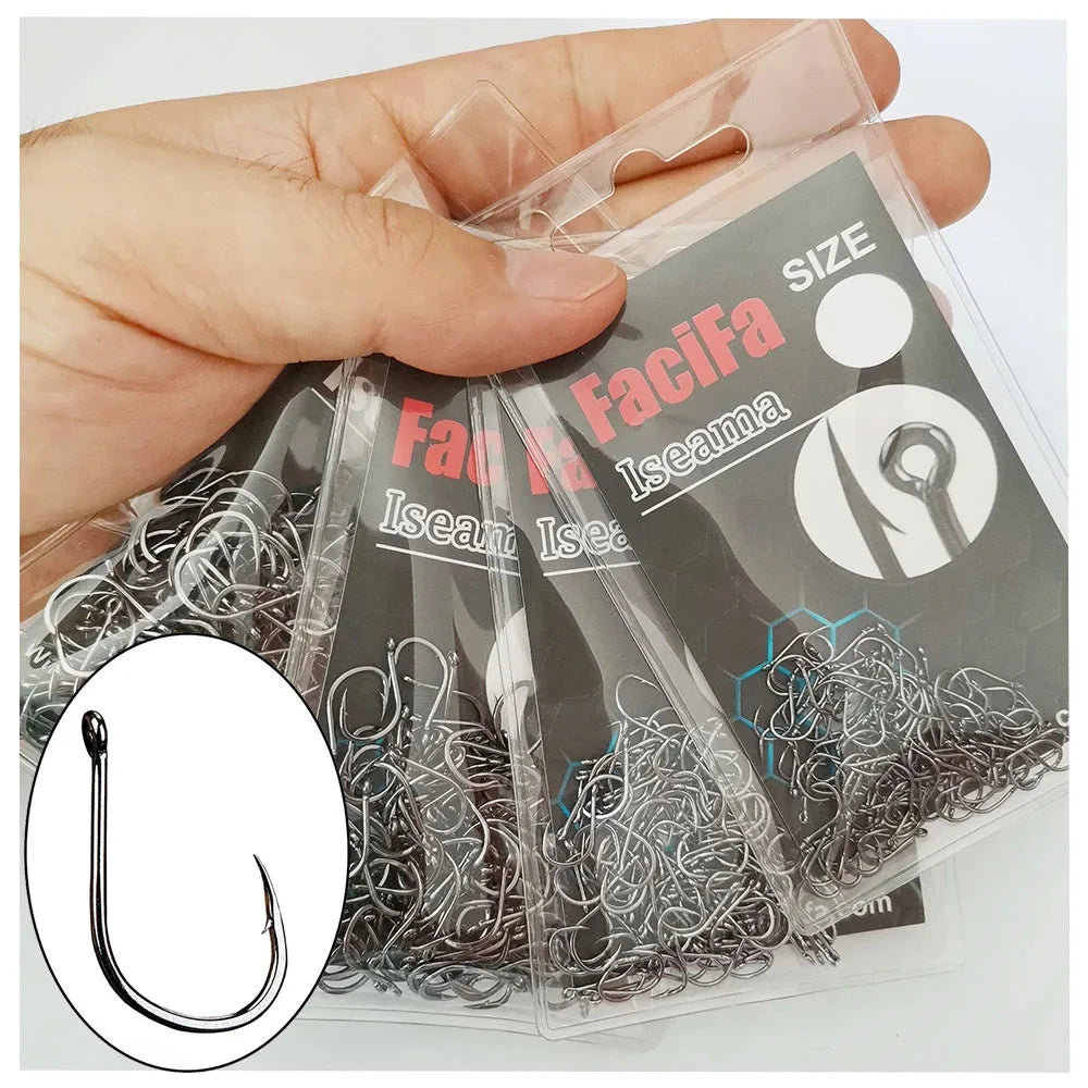 100pcs High Carbon Steel Single Hook