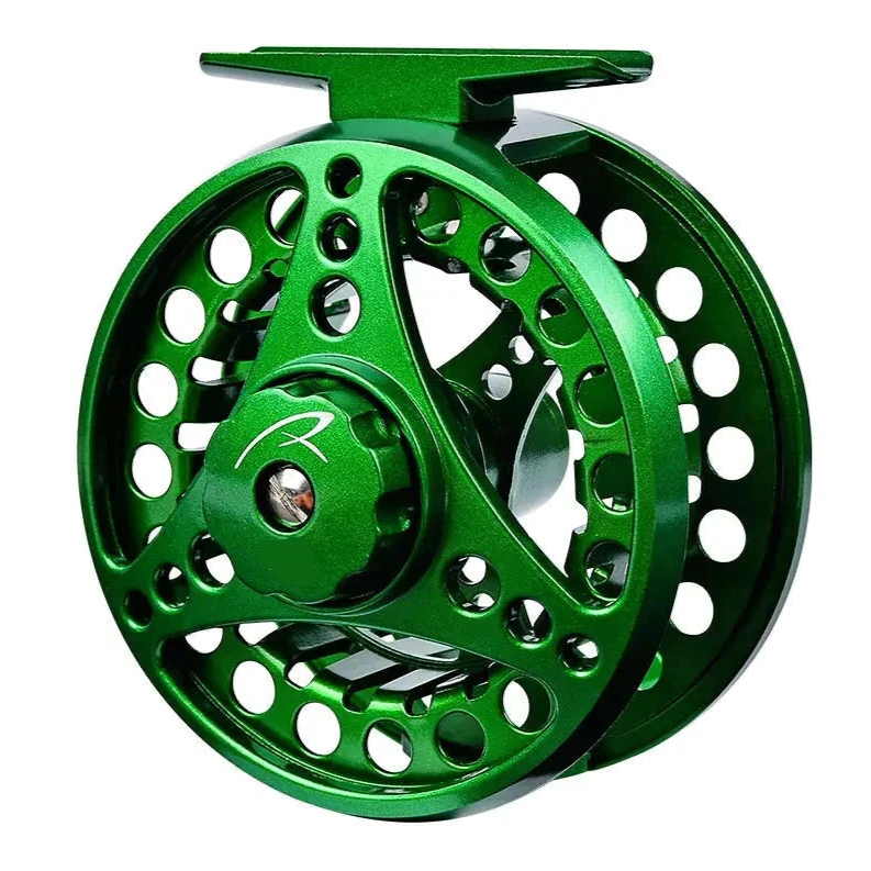 Fly Fishing Reel Aluminum Green