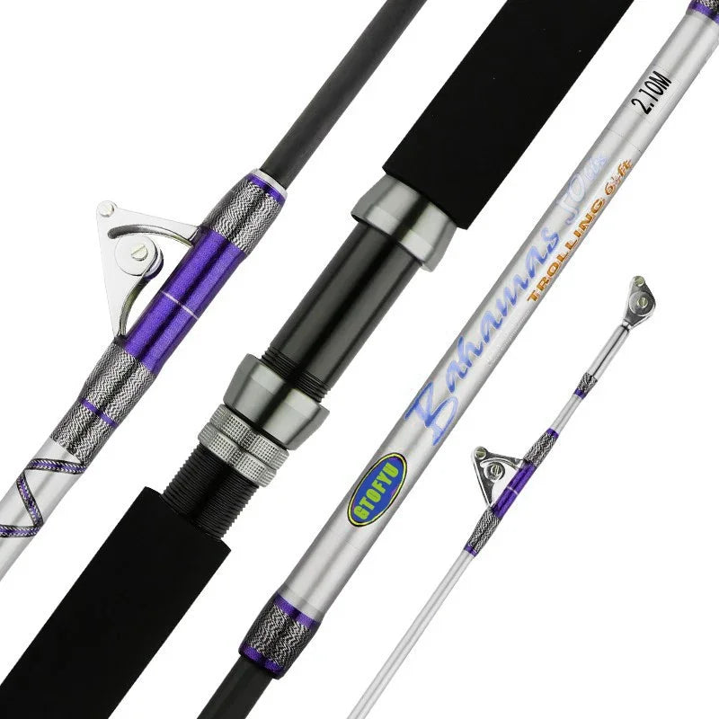 Superhard Deep Sea Boat Spinning Rod