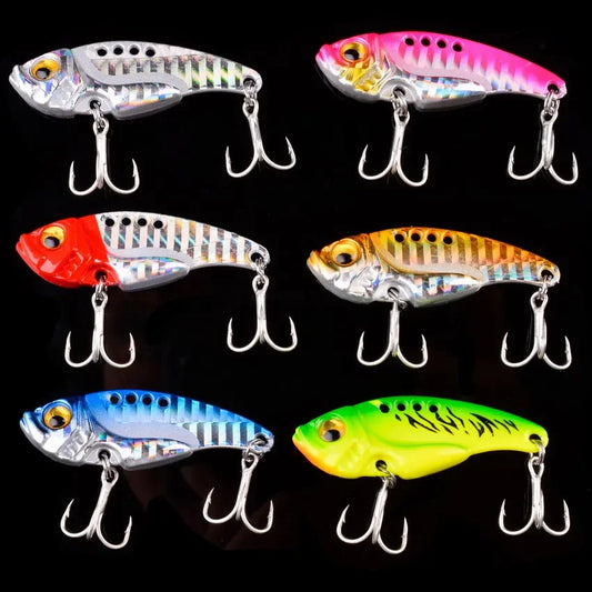 6pcs/set Sinking Vibration Lures