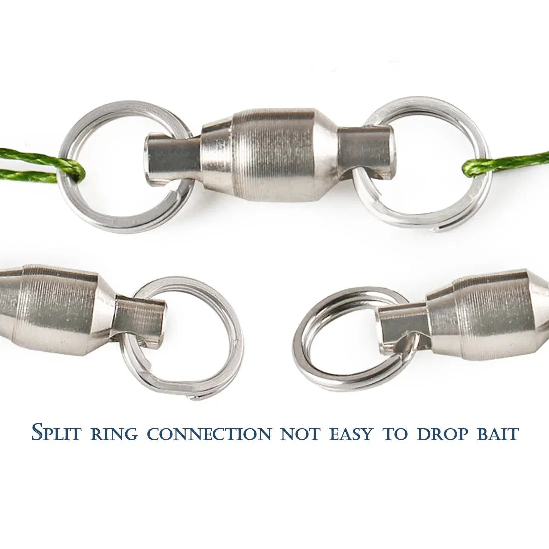 20pcs Stainless Steel Swivel Snap Ring