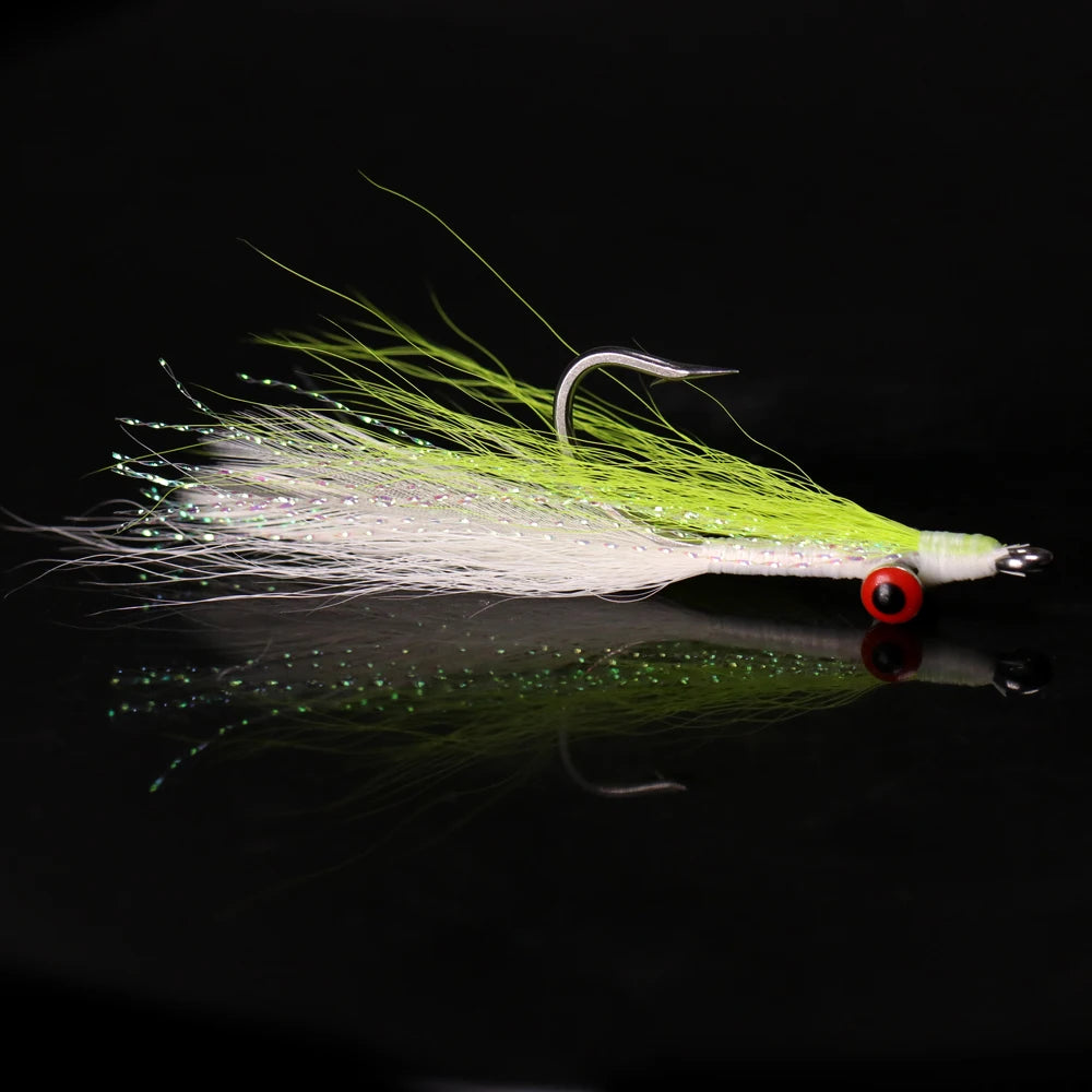 6pcs Clouser Deep Minnow Streamer #4