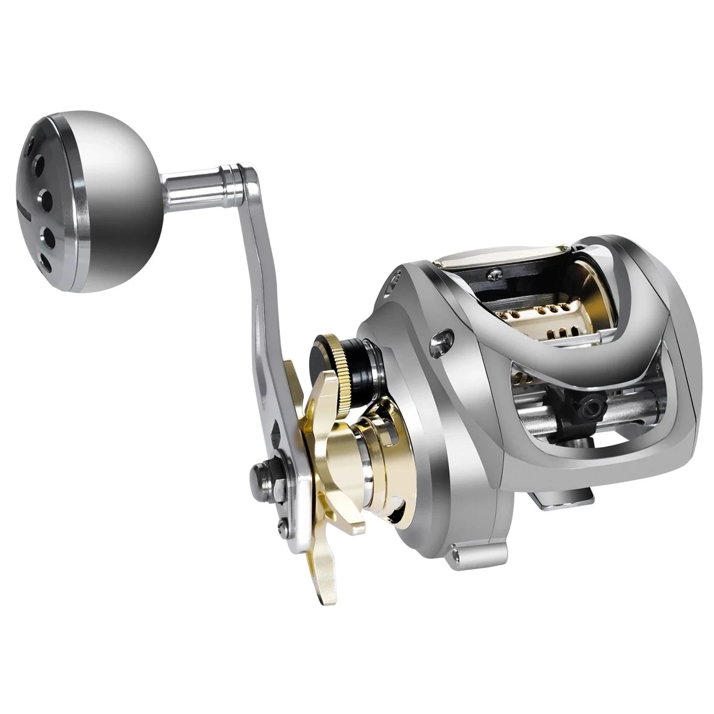 Large Deep Sea Fishing Reel - Right And Left Hand