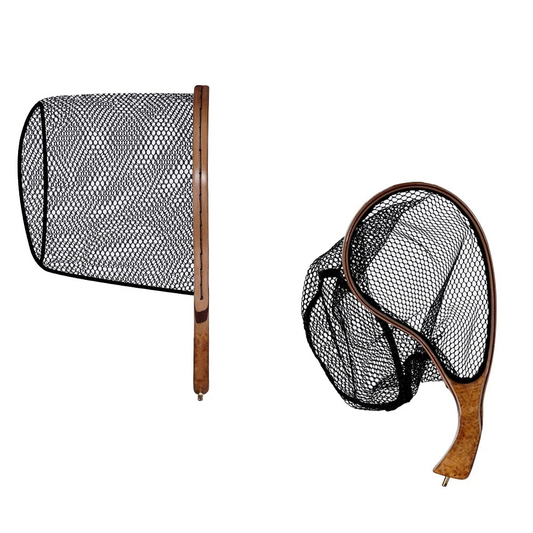 High Grade Wood Fly Fishing Net 34cm x 16cm