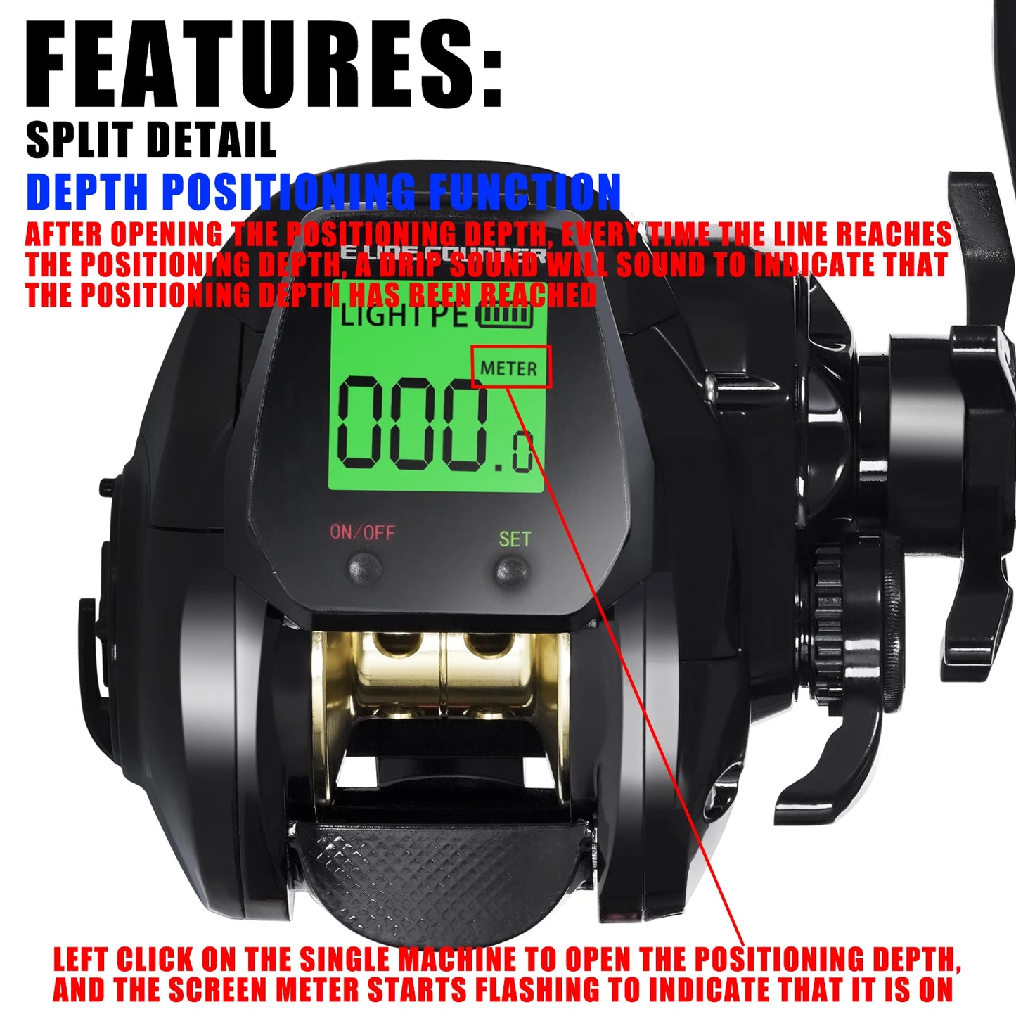 Electric DeepSea Fishing Reel - Right And Left Hand