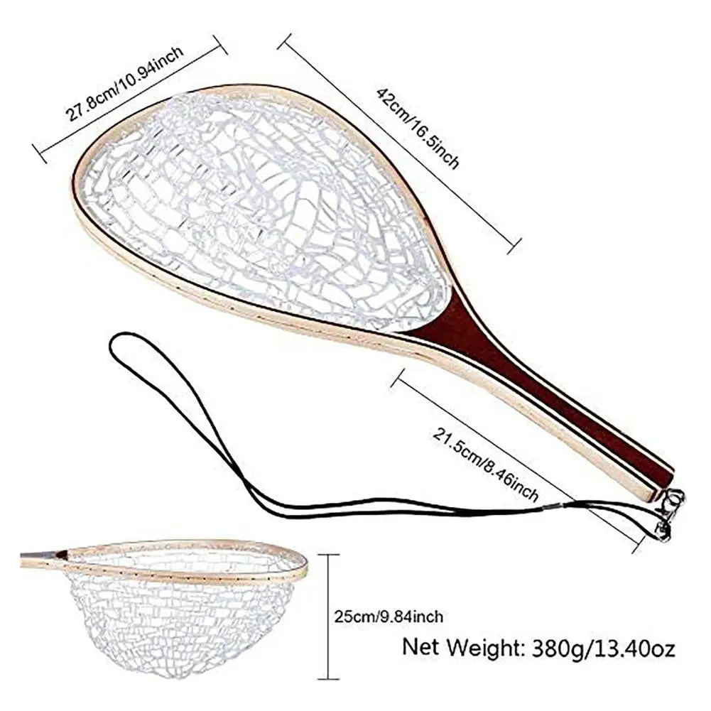 Fly Fishing Landing Net Rubber