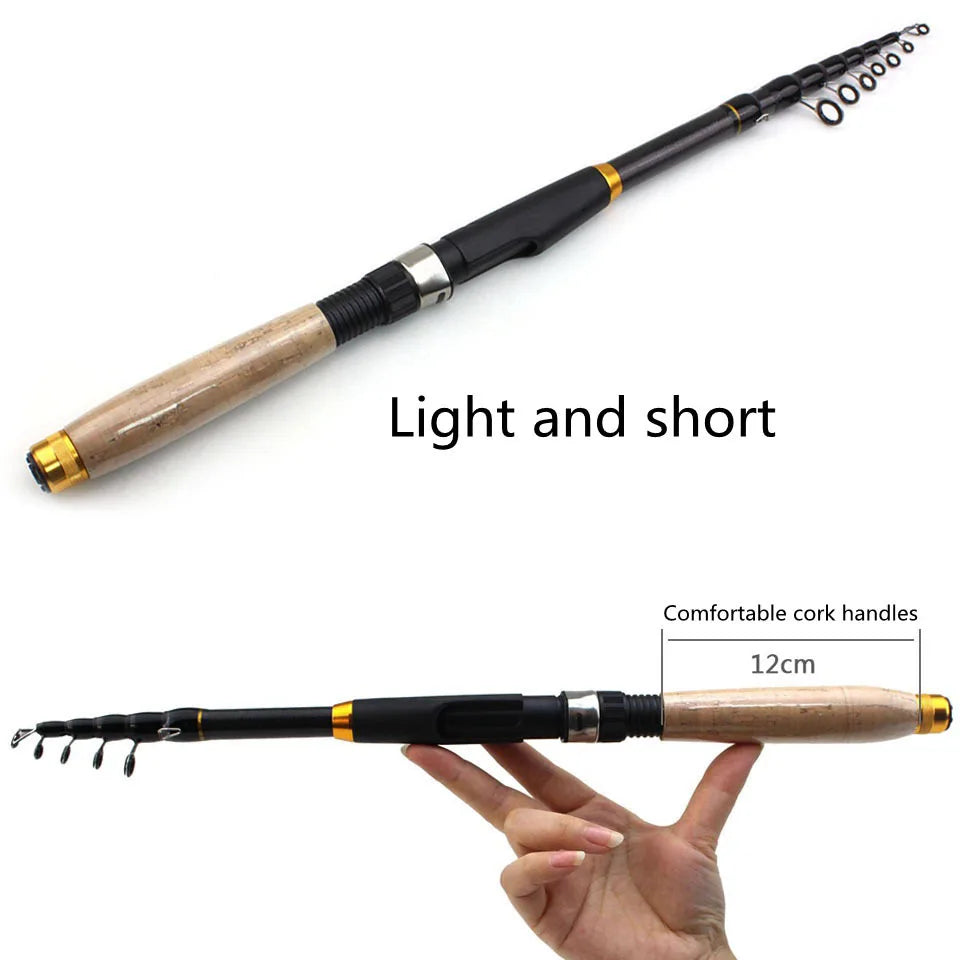 Telescopic Spinning Fishing Rod