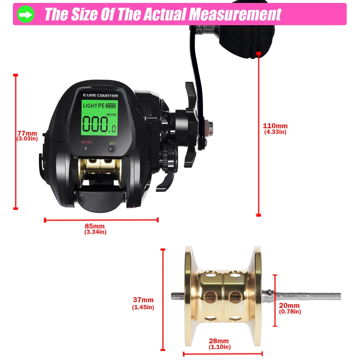 Electric DeepSea Fishing Reel - Right And Left Hand