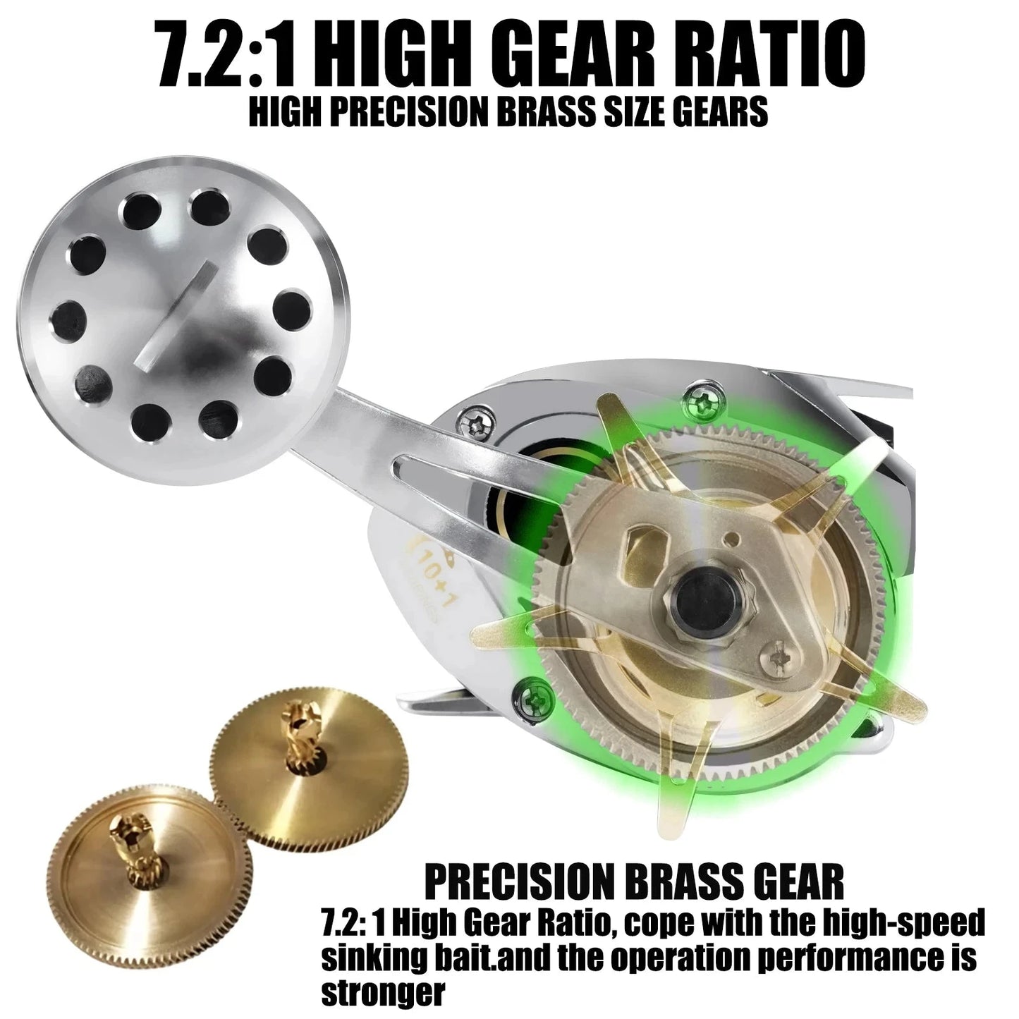 Large Deep Sea Fishing Reel - Right And Left Hand