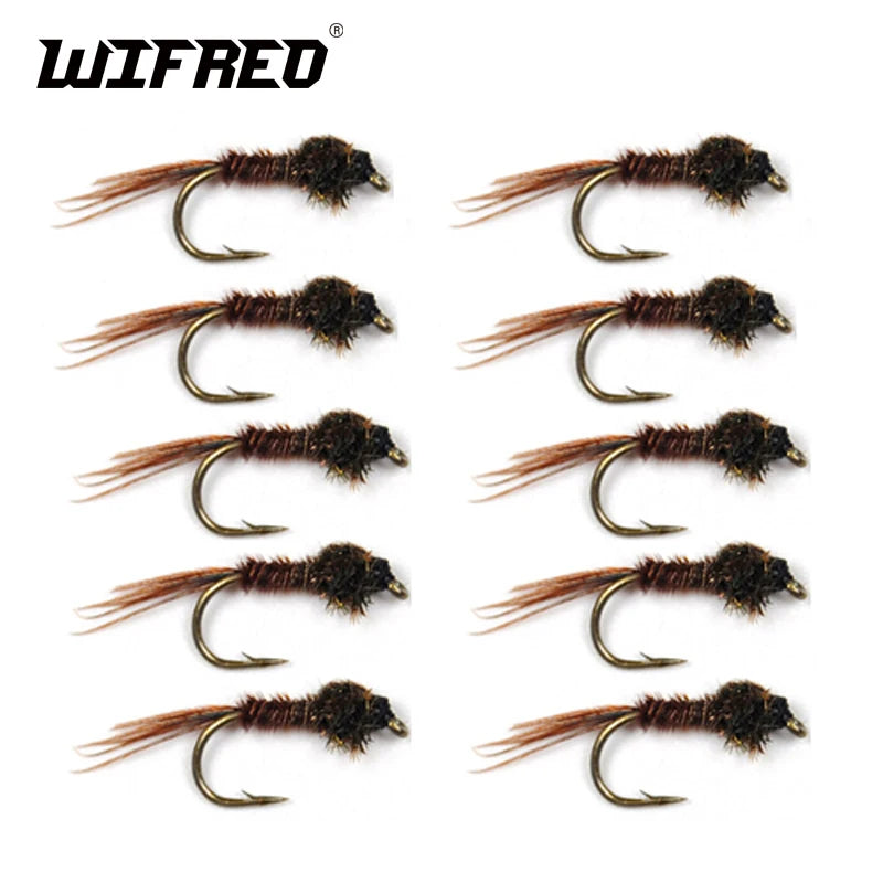 10pcs Pheasant Tail Nymph #14