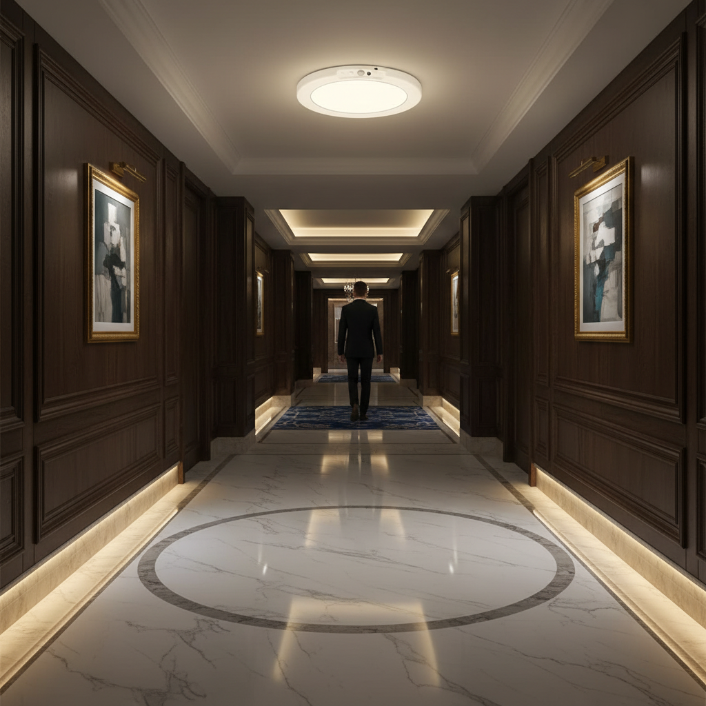 Hotel corridor