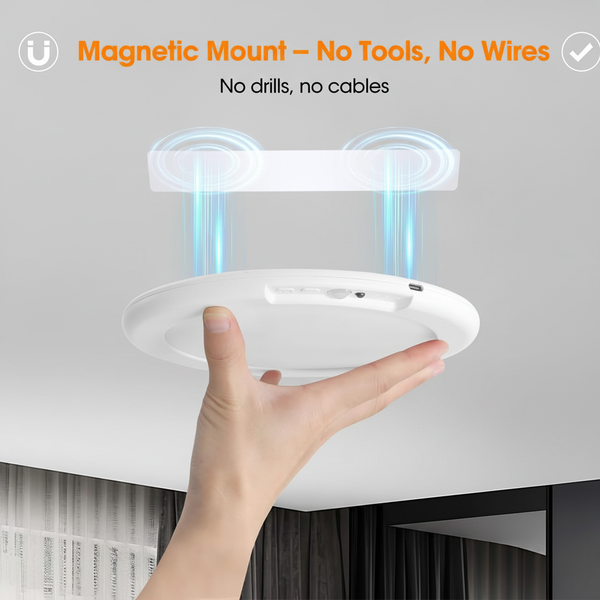 Easy-Install Rechargeable Ceiling Light