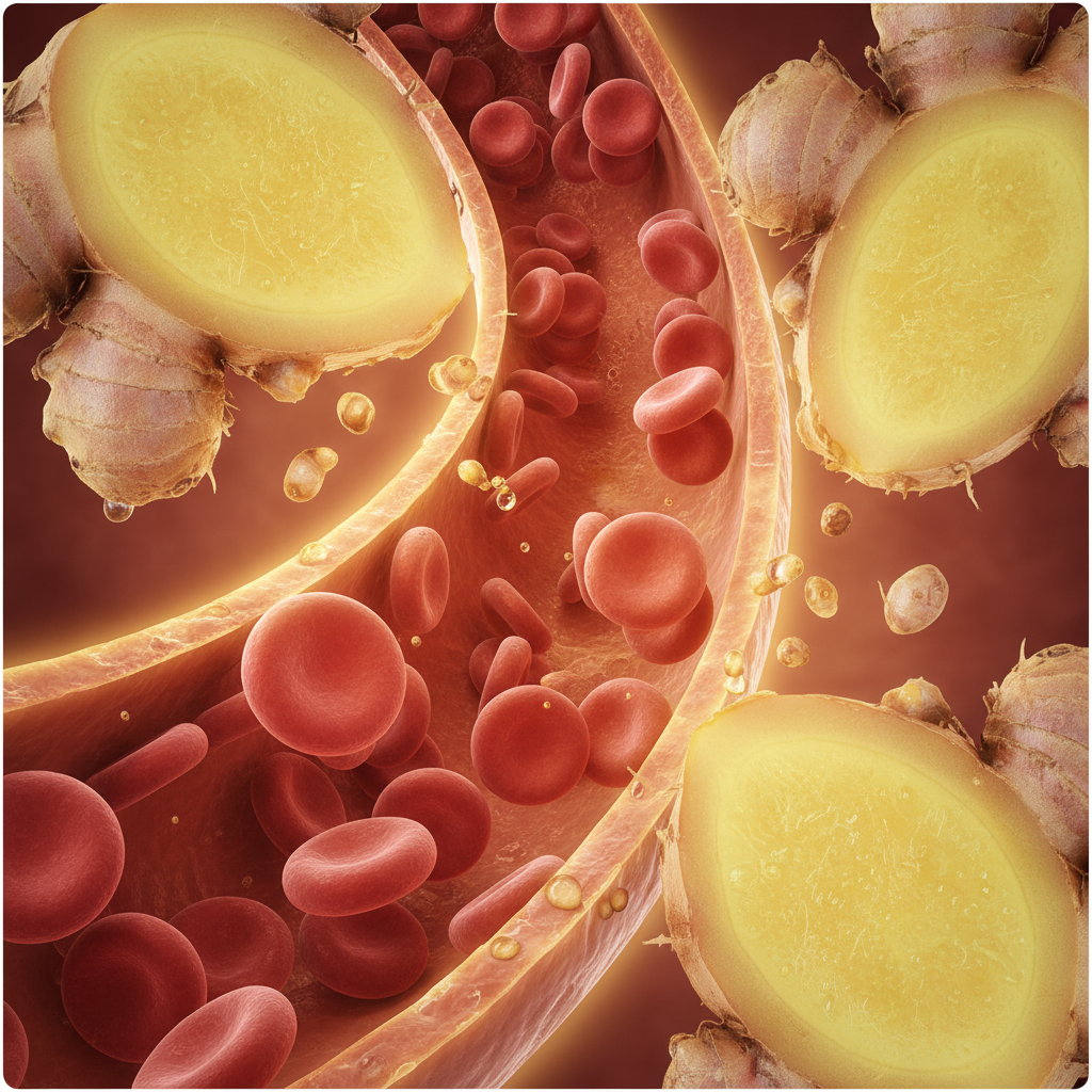 Ultrarealistisk hårbottens cirkulation med ingefära